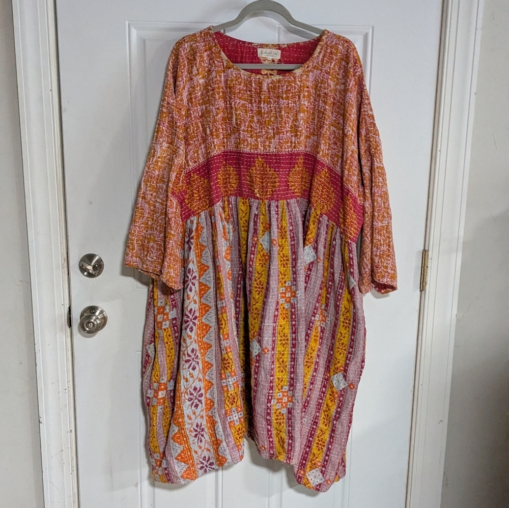 Kantha Bae Midi Dress